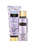 Victoria&#39;s Secret Love Spell Shimmer Fragrance Lotion + Fragrance Mist D... - £31.42 GBP