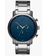 MVMT The Chrono Chronograph Bracelet Watch, 40mm Silver/Navy/Silver - $113.95