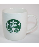 Starbucks White Frosted Swirl Coffee Mug Bone China 2020 12 oz Tea Cup V... - $9.70