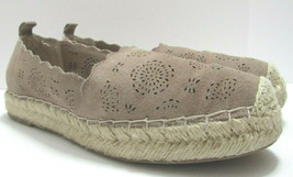 Crown Vintage Laser cut Suede Shoes Womens Sz 8 Clover Slip On Espadrill... - £25.48 GBP
