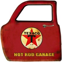 Texaco Star Gas Hot Rod Garage Truck Car Door Heavy Steel Sign Large 23&quot; x 23&quot; - £182.00 GBP