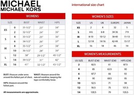NWT $68 MICHAEL KORS 554661 Women&#39;s Reversible Leather Sig Logo Belt S S... - £27.42 GBP