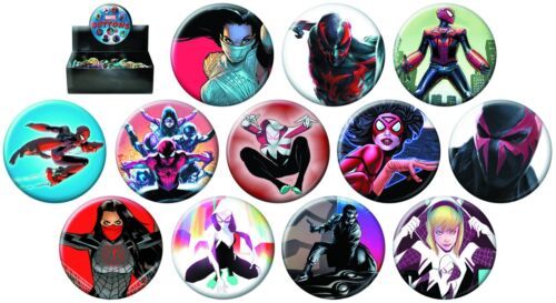 Marvel Spider-Verse Metal Button Assortment of 12 Ata-Boy YOU CHOOSE YOU... - $1.50+