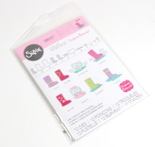 NEW - Sizzix Triplits &quot;Rain Boots&#39;&#39; Metal Die 660709 - £13.90 GBP