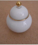 Vintage White with Gold Trim Lidded Vase Seltmann Weiden Bavaria 71 - $42.27