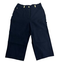 st john sport by marie gray blue cropped capri pants Size 4 - £18.58 GBP