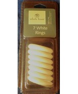 Whole Home 7 Pack White Curtain Rings - 30mm - BRAND NEW IN PACKAGE - $149.46 MXN