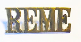 WWII British REME Royal Electrical &amp; Mechanical Engineers Shoulder Title... - $9.95