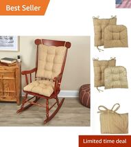 The Gripper Non-Slip Rocking Chair Cushion Set with Thick Padding, Inclu... - $65.72