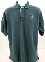 Walt Disney World Mens Golf Green SS Polo Shirt With Holiday Mickey Mous... - £22.93 GBP