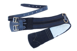 Horse Australian Outrider Fleece Suede Leather Saddle Girth 110G330 - $858.16 MXN