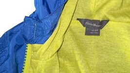 Eddie Bauer Kids Hooded Windbreaker Jacket Blue Yellow Size 2T image 7
