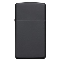 Zippo Windproof Lighter Slim Black Matte - £35.34 GBP