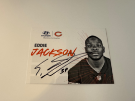 Chicago Bears Alabama Roll Tide signed 5X7 Eddie Jackson - $39.59