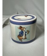 Wedgewood Frederick Warne &amp; Co. Peter Rabbit  Kids Money Box Bank Oval 2... - $14.00