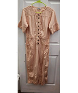 Madewell Pink Blush Coverall Jumpsuit Cotton Viscose Blend Button Up Size 0 - $33.92 CAD