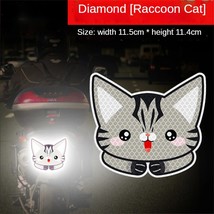  reflective car stickers cute cats and dogs gy cover scratches skated helmet ele - £74.23 GBP