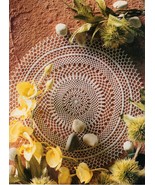 Advanced Celtic Magic Concentricity Zig &amp; Zag Pale Crocus Doily Crochet ... - $9.99