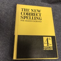 Vintage - The New Correct Spelling for Graded Schools 4th Year - Hardcover 1938 - £3.94 GBP