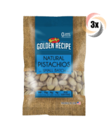 3x Bags Gurley&#39;s Golden Recipe Natural Pistachios | Small Batch | 2.25oz - $16.83