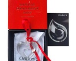 Orrefors 2007 Annual Crystal Christmas Ornament HEART New In Box - $45.53