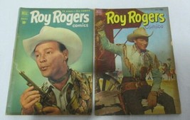 Lot 2 Roy Rogers Comics Vol 1 No 44 No 53 1951 Reading Copies Ungraded ASIS OOP - £15.97 GBP
