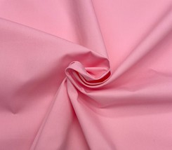 Cotton Poly Twill Pink 10 Oz Multipurpose Fabric By 1/2(.5) Yard 61&quot;W - £3.97 GBP