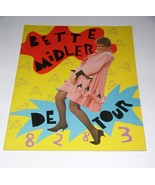 Bette Midler Concert Tour Program Vintage 1982 De Tour VG++/NM* - $39.99