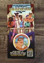 KRAPOPOLIS STUPENDOUS FOX NYCC Comic Con 2022 EXCLUSIVE PROMO PIN Dan Ha... - $14.85