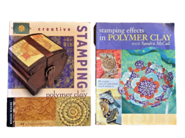 Books 2 Stamping in Polymer Clay Effects Jewelry Home Decor Projects Tutorials - £11.09 GBP