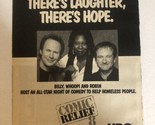 Comic Relief 8 Vintage Tv Guide Print Ad HBO Robin Williams Billy Crysta... - £4.66 GBP