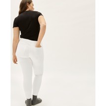 Everlane Womens The Curvy Authentic Stretch High-Rise Skinny Jean White 23 - £22.70 GBP
