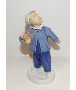 B&amp;G BING &amp; GRONDAHL DENMARK #2251 WHO IS CALLING YOUNG BOY WITH PAIL 6&quot; ... - $60.65 CAD