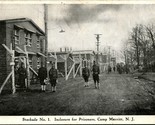 Stockade Number 1 Building Camp Merritt New Jersey NJ UNP WW1 Era WB Pos... - $9.76