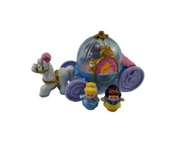 Fisher Price Little People Disney Princess Cinderella&#39;s Coach Carriage W... - $14.80