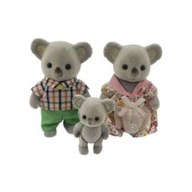 Calico Critters Outback Koala Family Set Animal Figures Mom Dad Baby Collectible - £8.18 GBP