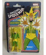 ELECTRO Marvel Legends Retro Amazing Spider-Man 3.75&quot; Figure Hasbro Kenn... - £10.79 GBP