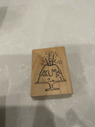 GREAT SELECTION OF WOOD & RUBBER CAKE CELEBRATION STAMPS BUY MORE & SAVE! Item image 6