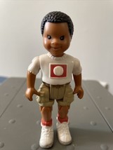 Vintage Fisher Price Loving Family Dollhouse Brother Boy African America... - $24.70