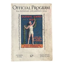 Olympic Games X Los Angeles July, 30 1932  Official Program Opening Cere... - $39.58