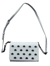 Betsey Johnson Xosybil Crossbody Skull Stud Bag Chalk - $89.07
