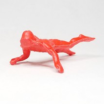 Palmer Red Scuba Diver 3&quot; Ring Hand Figure Vintage 1960s Deep Sea Playset 06740 - £7.59 GBP