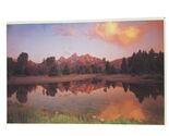 Postcard Sunrise On The Teton Range Grand Teton National Park Wyoming Ch... - $4.88