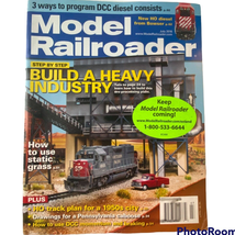 Model Railroader July 2016 Build A Heavy Industry How to Use Static Grass - £6.27 GBP