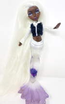 Mermaze Mermaidz Winter Waves Crystabella Mermaid Doll Snow Globe Glitter Filled - £15.25 GBP