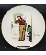 VINTAGE 70&#39;s NORMAN ROCKWELL GORHAM WALL PLATE - CLOSED FOR BUSINESS - £19.45 GBP
