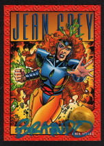1993 SkyBox Marvel X-Men Series II Art Card SIGNED Brandon Peterson ~ Jean Grey - $12.86