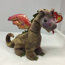 Ty Beanie Baby Scorch Dragon Plush Stuffed Animal Retired W Tag July 31 ... - £15.72 GBP