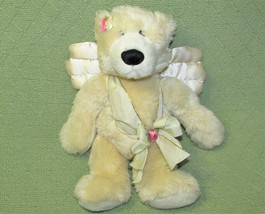 13&quot; Ganz Heritage Plush Angel Teddy Valentina Bear Jointed Stuffed Animal Wings - £12.71 GBP