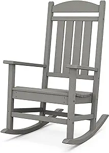 Presidential Outdoor Rocking Chair, Slate Grey - $424.99